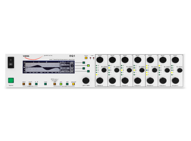 Weiss EQ-1 Mk2 Basic model EQ 96 kHz, 2-channel, 7-band parametric 