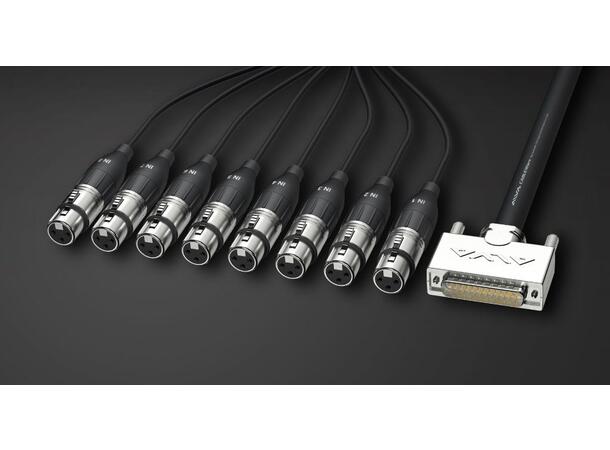 ALVA D-Sub 25 - 8x XLR Female  3 Meter DB25 multikabel XLR hun, analog 