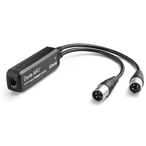 Audinate Dante AVIO Analog 2-Out Adapter 2 x Analog ut - DANTE konverter stereo