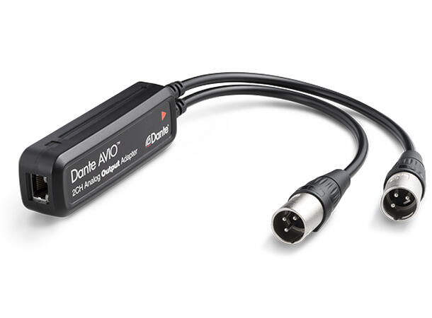 Audinate Dante AVIO Analog 2-Out Adapter 2 x Analog ut - DANTE konverter stereo 