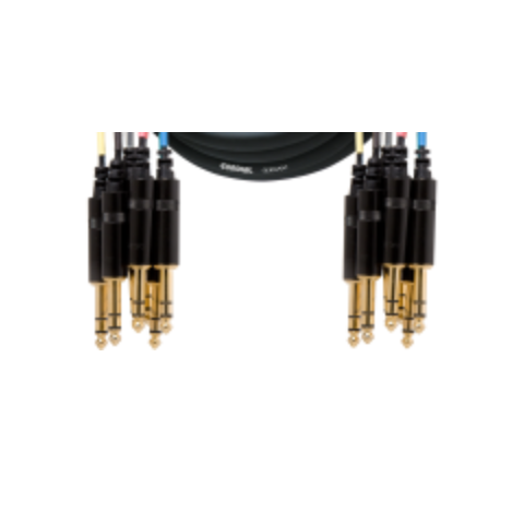Cordial MultiCore 8 TRS-M til TRS-M, 5m INTRO TRS han - TRS han 8 kabler