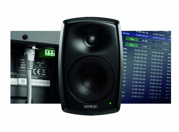 Genelec 4420AM Smart IP høyttaler AoIP Dante /AES67, sort