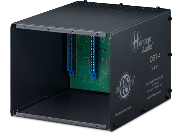 Heritage Audio OST4 V2 500-Rack 4-slot 500 Serie rack, 4 slot, LINK 