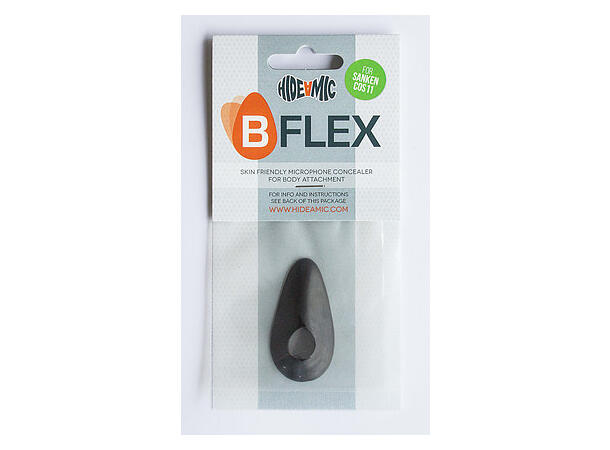 Hide-a-mic B Flex silicon concealer For Sanken COS11, Black