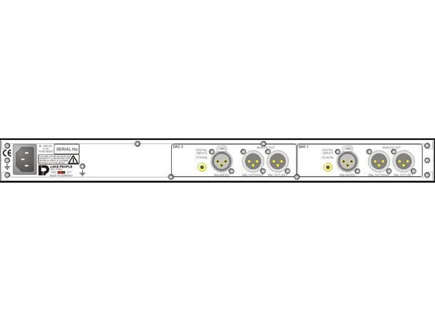 Lake People DAC F466-D 2 + 2-Channel D/A converte 
