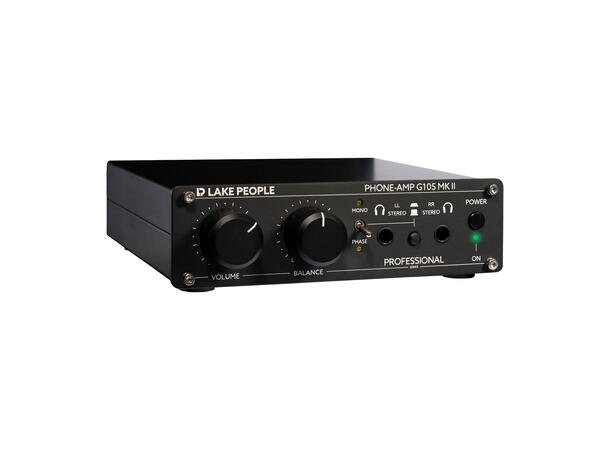 Lake People G105 MKII Hodetelefon Amp. headphone amp, bal. input, 2 outputs 