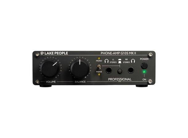 Lake People G105 MKII headphone amp, bal. input, 2 outputs 
