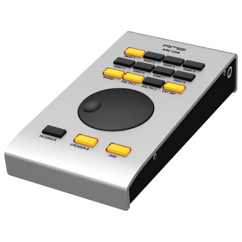 RME ARC USB Fjernkontroll for RME Remote for Totalmix og lydkort - S&#248;lv