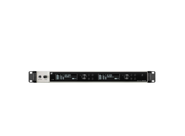 SENNHEISER EM 6000 DANTE 19" 2-channel digital mottaker, D6000 