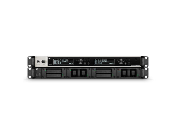 SENNHEISER EM 6000 DANTE 19" 2-channel digital mottaker, D6000 