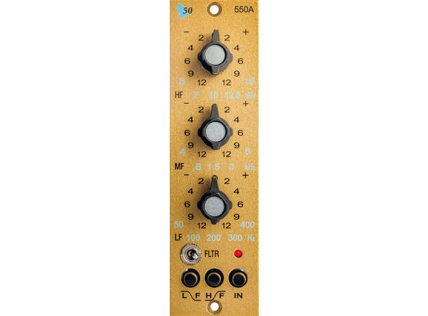 API 550A 50th AE 3 band EQ 500 serie EQ legendary 1971-Saul W. 