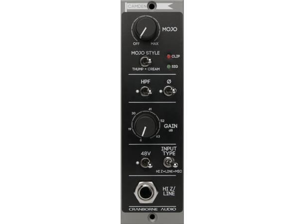 Cranborne Camden 500 mikrofonforsterker Mojo preamp for 500 serie 