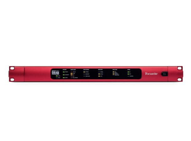 Focusrite RedNet D64R Audiointerface MADI I/O på fiber og coax, til Dante. SR 