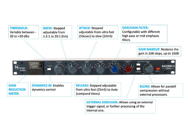 Heritage Audio SUCCESSOR Compressor Master Bus stereo