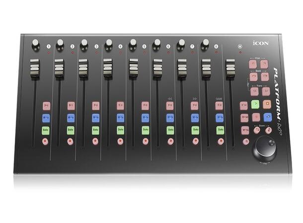 Icon Platform M+ Compact control surface with motorized faders