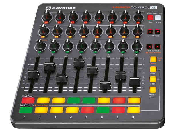 Novation Launch Control XL Perfekt partner for Ableton og LaunchPad