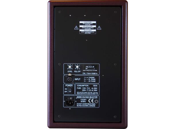 PSI Audio A21-M Studiomonitor (rød) 8,5" Aktive monitorer 113/108 dB 