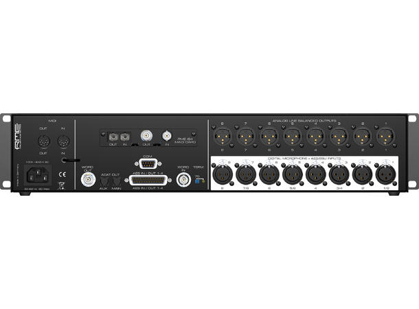 RME DMC-842M 8-kanals AES42 interface Interface til digitale mikrofoner m/MADI 