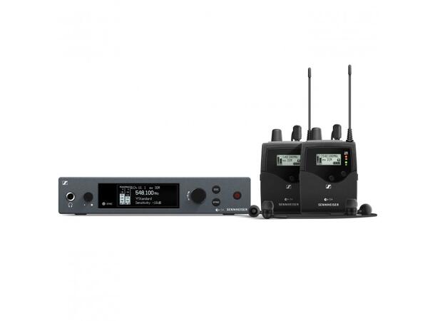 SENNHEISER ew IEM G4-TWIN-B 1 stk transmitter, 2 stk receivers 