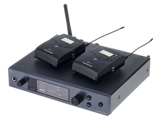SENNHEISER ew IEM G4-TWIN-B 1 stk transmitter, 2 stk receivers