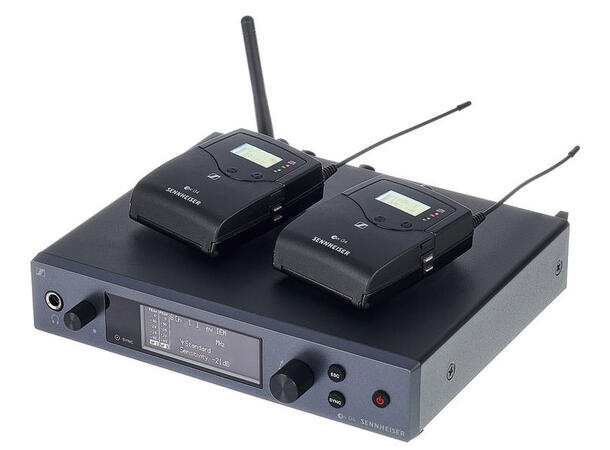 SENNHEISER ew IEM G4-TWIN-B 1 stk transmitter, 2 stk receivers 