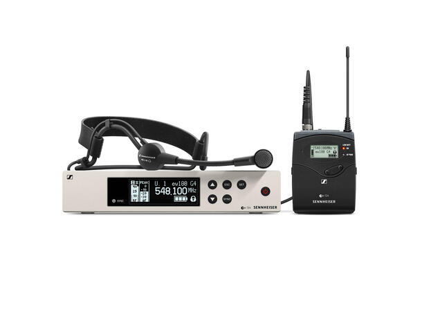Sennheiser ew 100 G4-ME3-G system for vokalister og presentatører