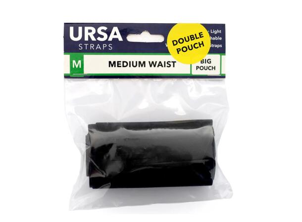 URSA MEDIUM DOUBLE POUCH Waist Big Pouch - Black 