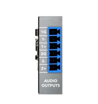 Xilica Solaro PC-2L-O 2ch Line Output Plug-in card w/sel.mic,gain,line,ph.pwr