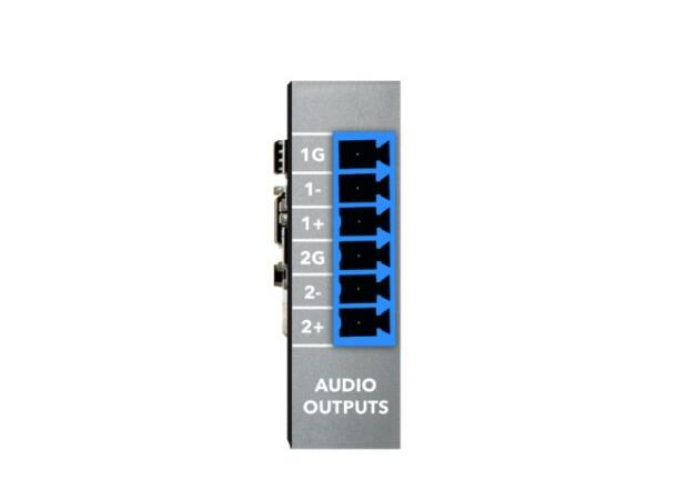 Xilica Solaro PC-2L-O 2ch Line Output Plug-in card w/sel.mic,gain,line,ph.pwr 