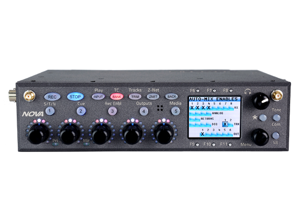 Zaxcom Nova combines a mixer / recorder 