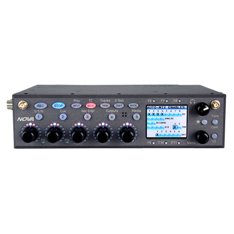 Zaxcom Nova combines a mixer / recorder