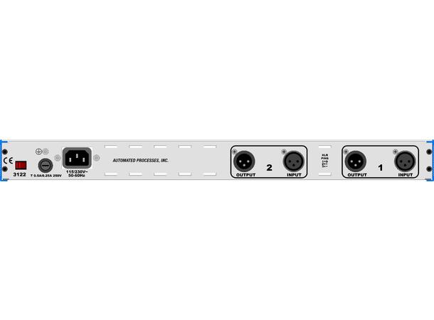 API 3122V Discrete 2 kanals Mic/Line DI Micpre 2 ch 