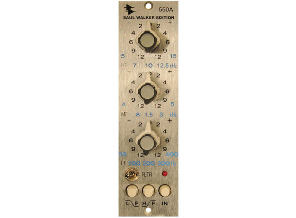 API 550A Saul Walker Edition 3 band EQ 500 Serie EQ 