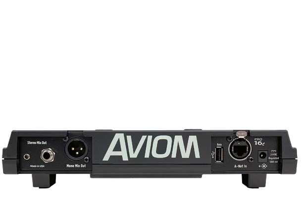 Aviom AN-A640 Mikser Monitor 36ch 18 mono or stereo sources, display
