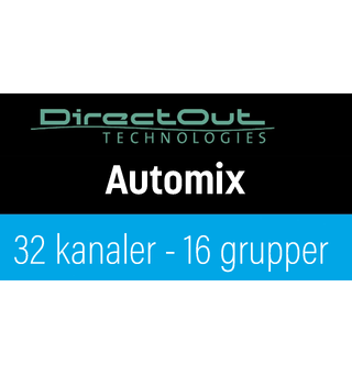 Direct Out PRODIGY Lisens Automix for 32 kanaler-,16 automix grupper