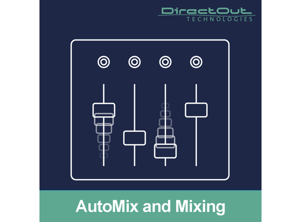 Direct Out PRODIGY.MP Lisens Automix AutoMix and Mixing capabilities 