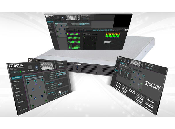 Dolby Atmos HE-RMU Mac Suite for Dante MacMini, Rack prosessor, komplett bundle
