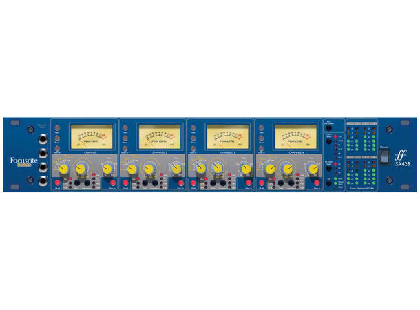 Focusrite ISA428 MkII Mikrofonforsterker 4-kanals mikrofonforsterker 