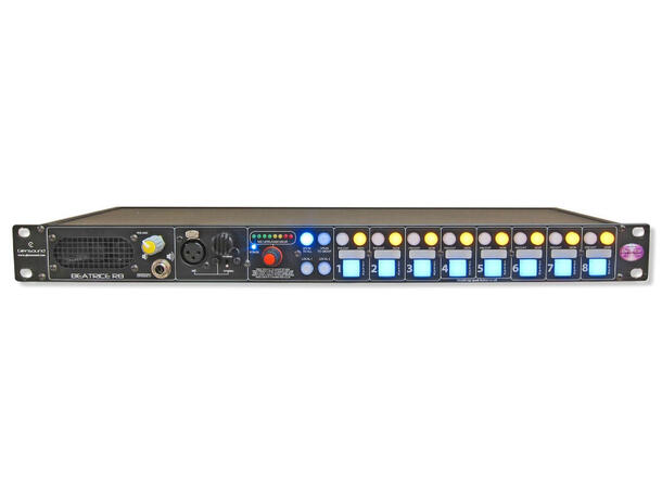 Glensound Beatrice R8 Dante AES67 8 Channel 1RU Fully featured Intercom 