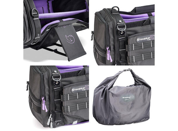 K-Tek KSTGLXP Stingray Large-X, Purple Work with Sound Devices SCORPIO 
