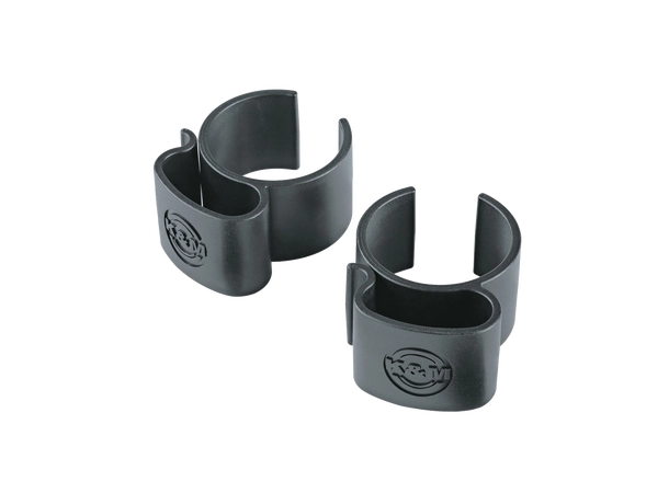K&M 21406 Cable clamp, 2 pakke For K&M mic.stands fra ø 35 til 42 mm 