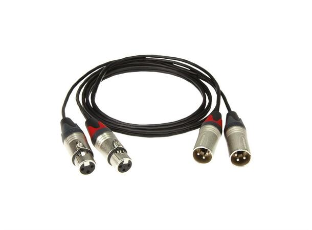 Klotz stereo mic kabel 2xXLRF-2xLRM 5 m 
