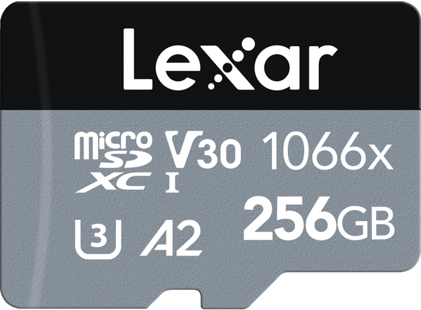 Lexar Pro 1066x microSDHC (SILVER) R160/W120 256GB