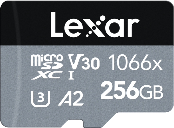 Lexar Pro 1066x microSDHC (SILVER) R160/W120 256GB 