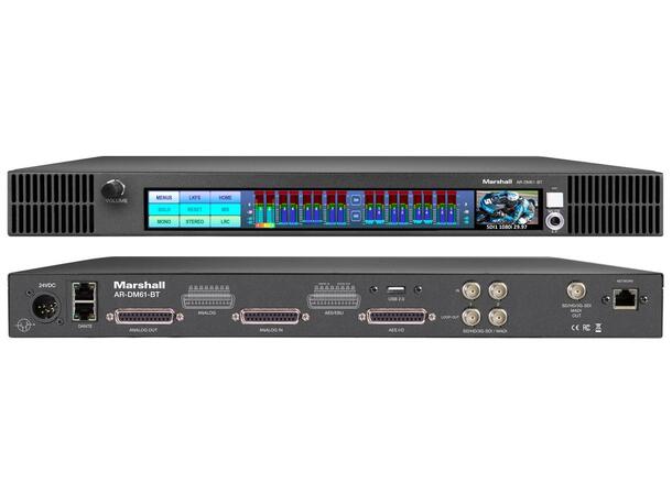 Marshall AR-DM61-BT-64DT Dolby Multi-Channel Digital Audio Monitor 