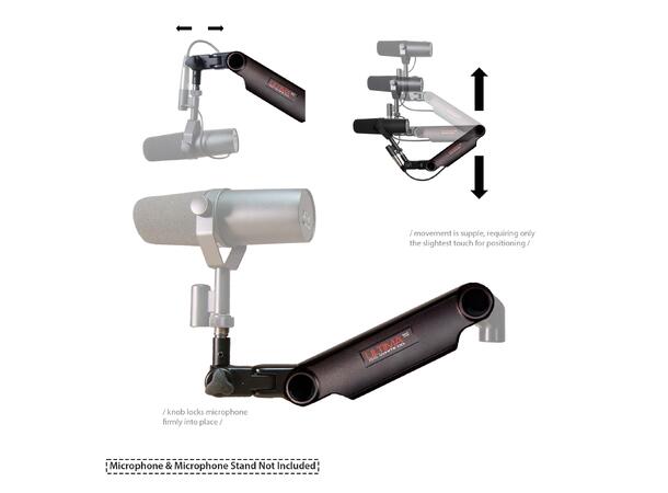 O.C.White ULP-MB-13 ProBoom Gen2 Ultra Low Profile Adjustable Mic Boom 