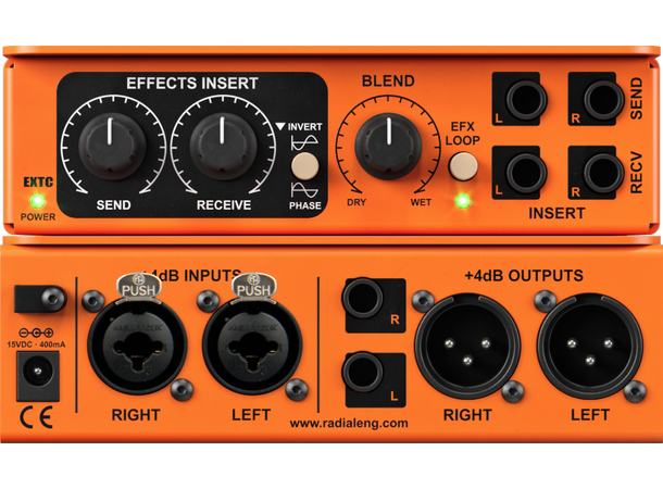 Radial Engineering EXTC Stereo EXTC Stereo reamping tool 