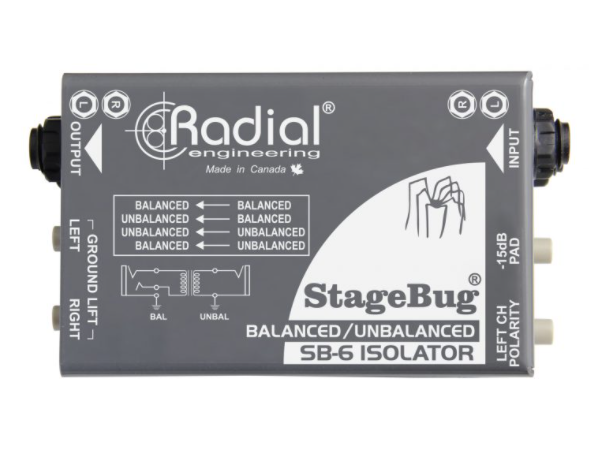Radial SB-6 Radial Stagebug SB-6 Stereo Isolator