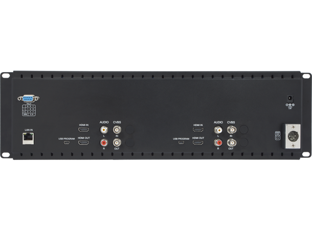 SEETEC Monitor D71-H  (Dual 7" 3RU) Perfect HDMI Monitoring 