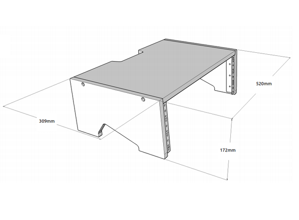 Sessiondesk Home small w/racks Birch Sessiondesk Home small w/racks Birch 